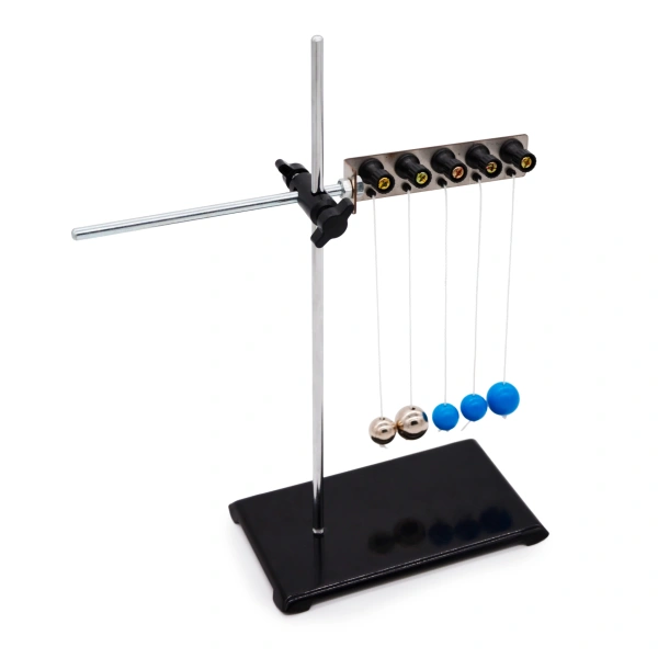 Набор из 5 шаров маятников со штативом